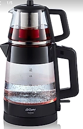 Arzum AR3136 Teamond 1800 W Cam Çay Makinesi